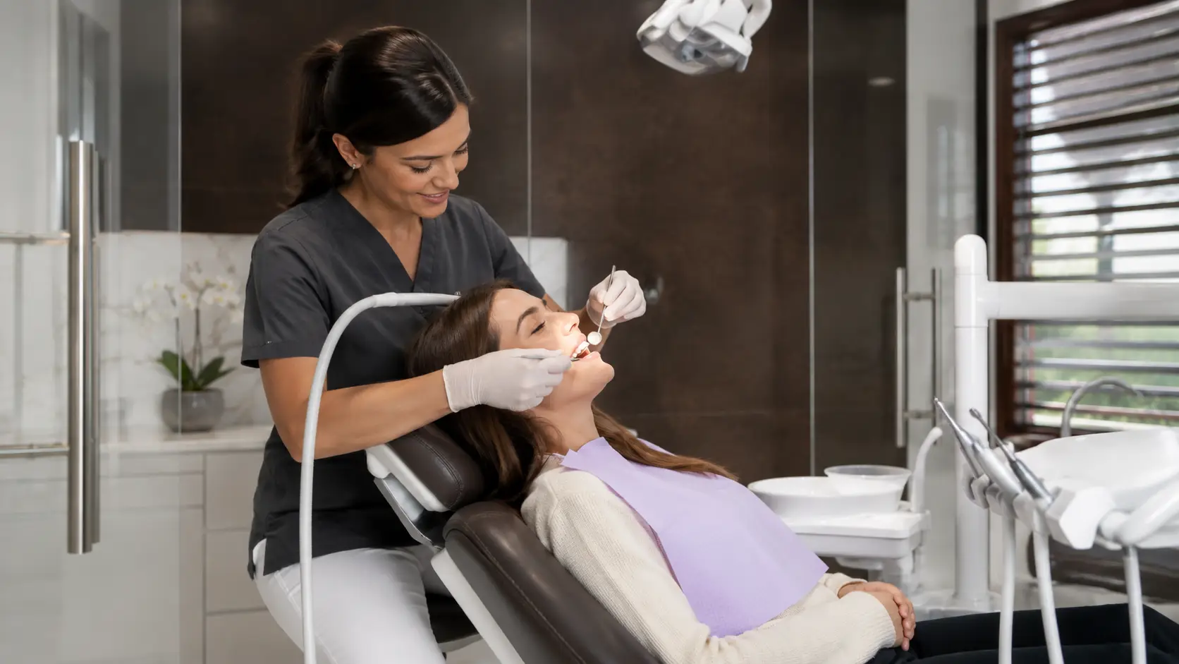 Pulizia dentale professionale presso il Centro Odontoiatrico Ambra Mistretta a Castelvetrano